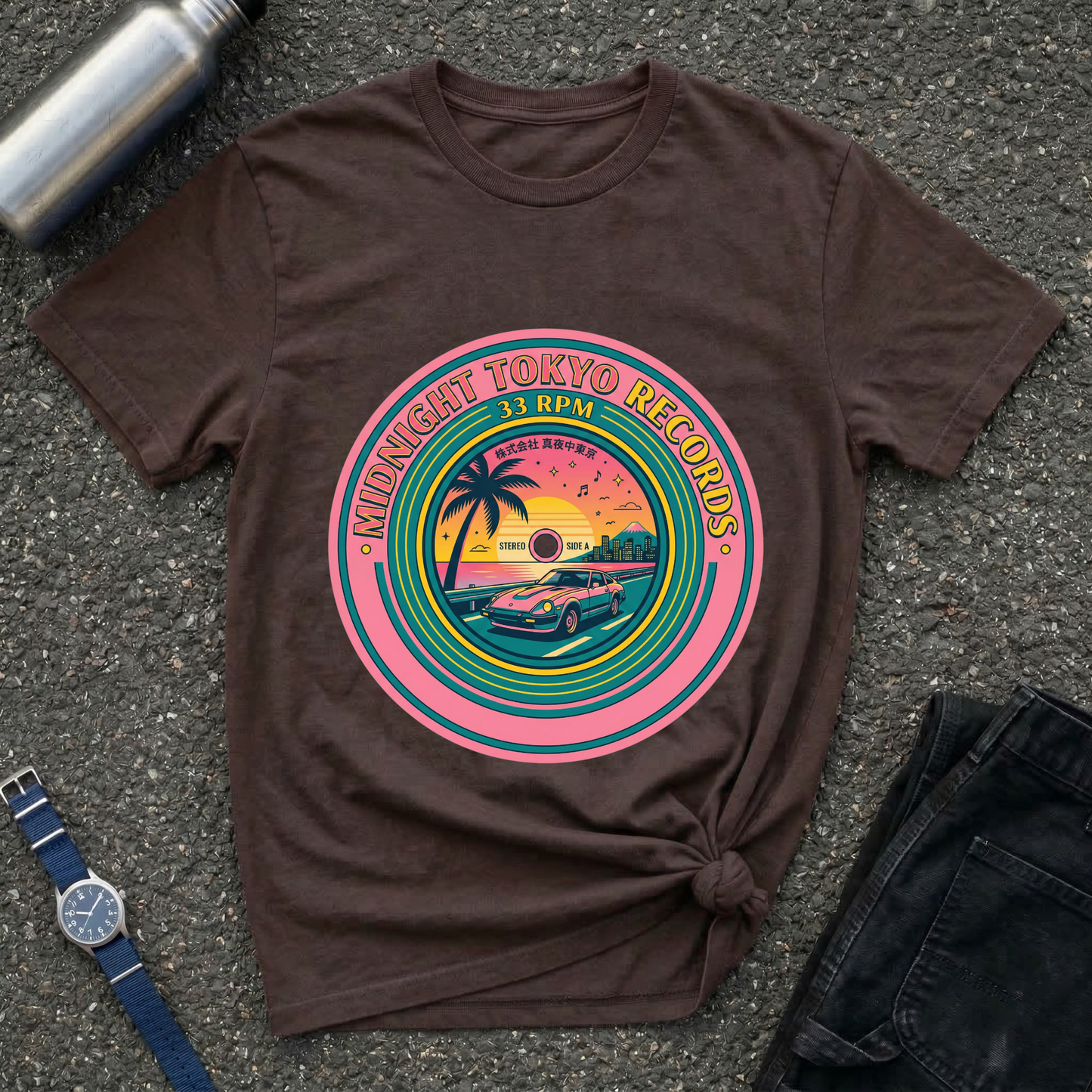 Sunset Surf Vintage T-Shirt