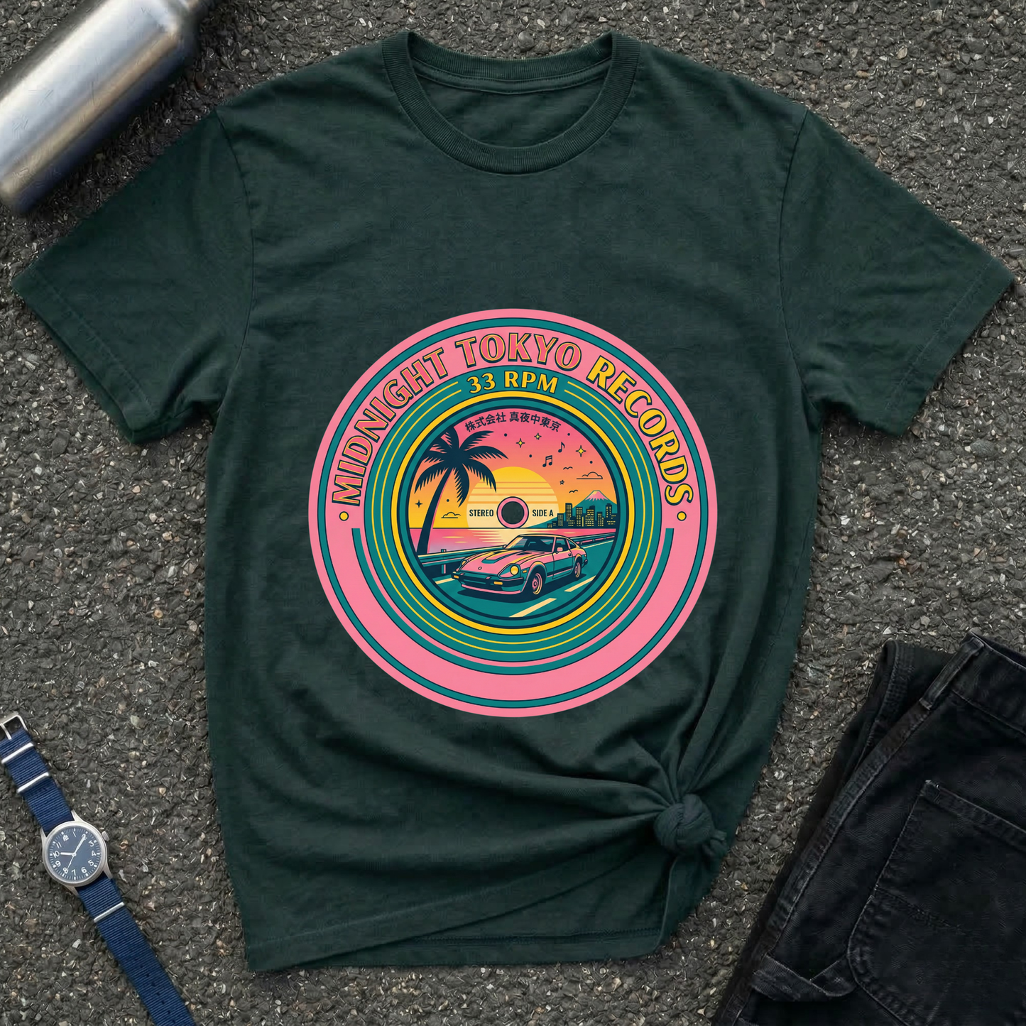 Sunset Surf Vintage T-Shirt