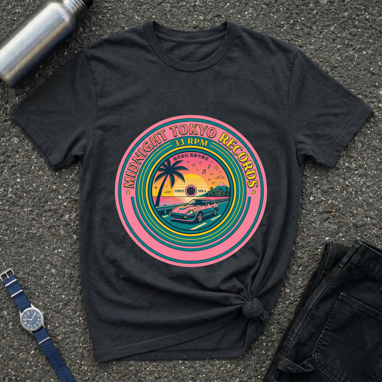 Sunset Surf Vintage T-Shirt