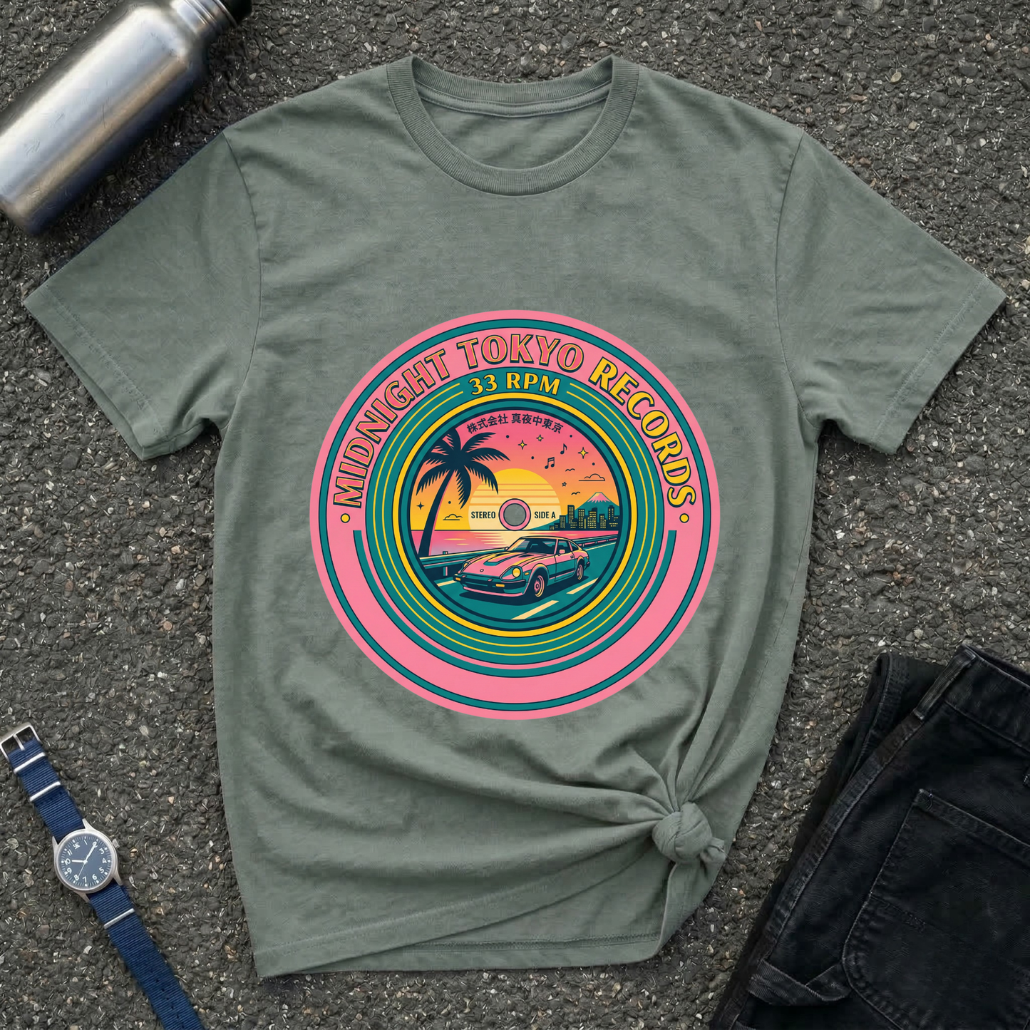 Sunset Surf Vintage T-Shirt