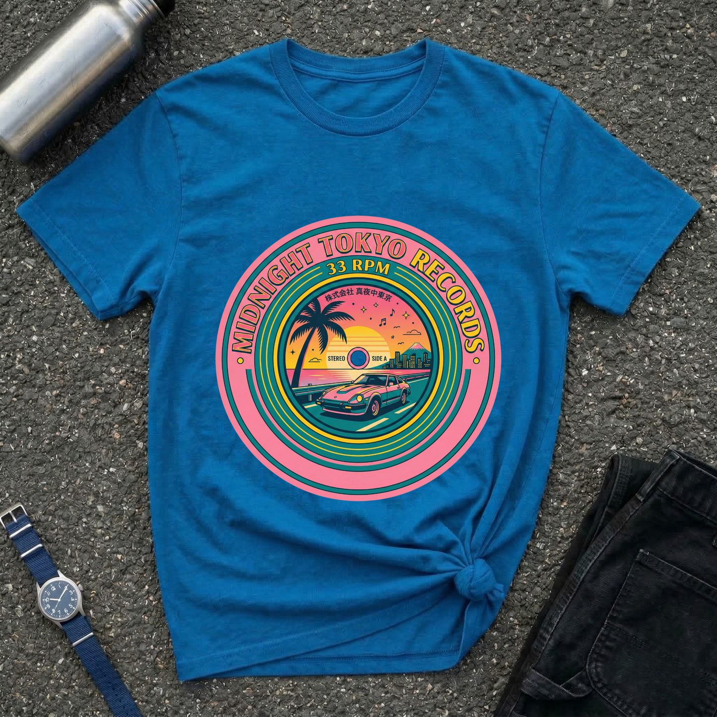 Sunset Surf Vintage T-Shirt