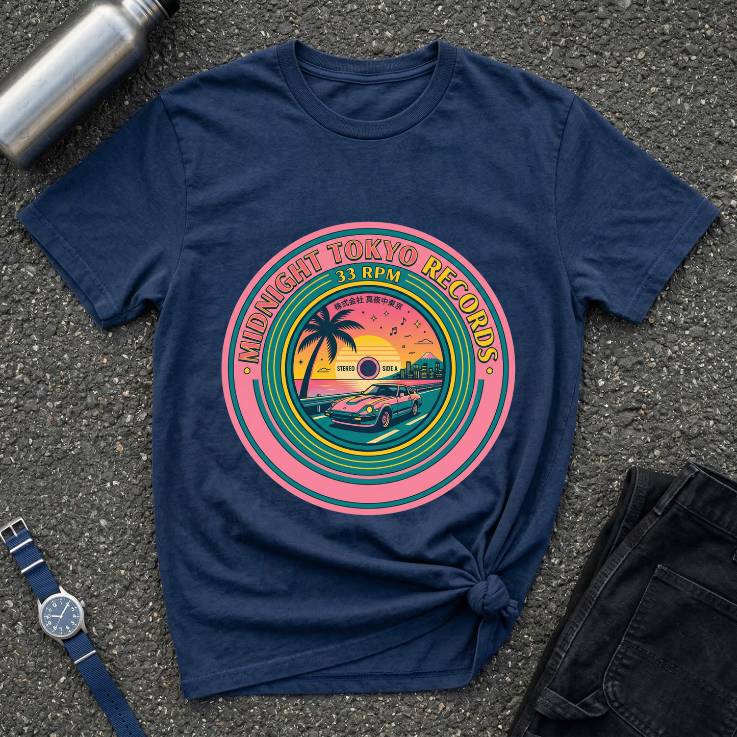 Sunset Surf Vintage T-Shirt