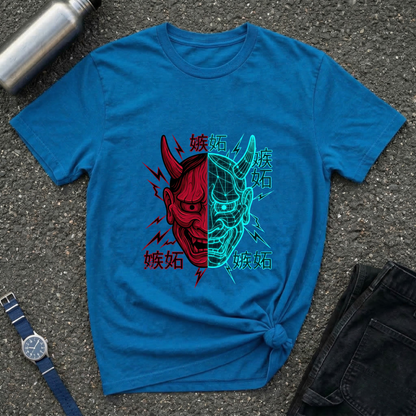 Oni Split Mask T-Shirt
