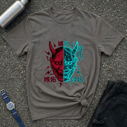Oni Split Mask T-Shirt
