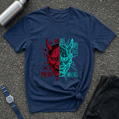 Oni Split Mask T-Shirt