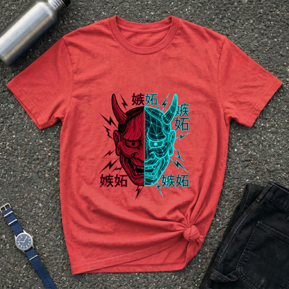 Oni Split Mask T-Shirt