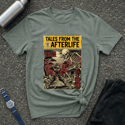 "Tales From the Afterlife" Vintage Horror Comic Skeleton T-Shirt