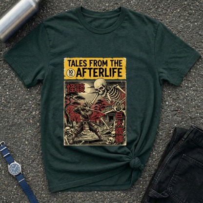 "Tales From the Afterlife" Vintage Horror Comic Skeleton T-Shirt