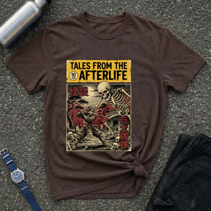 "Tales From the Afterlife" Vintage Horror Comic Skeleton T-Shirt