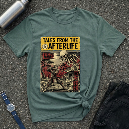 "Tales From the Afterlife" Vintage Horror Comic Skeleton T-Shirt