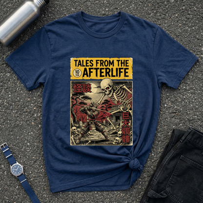 "Tales From the Afterlife" Vintage Horror Comic Skeleton T-Shirt