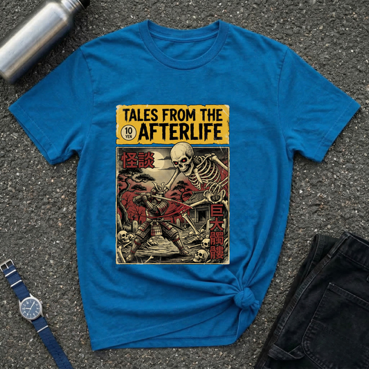 "Tales From the Afterlife" Vintage Horror Comic Skeleton T-Shirt