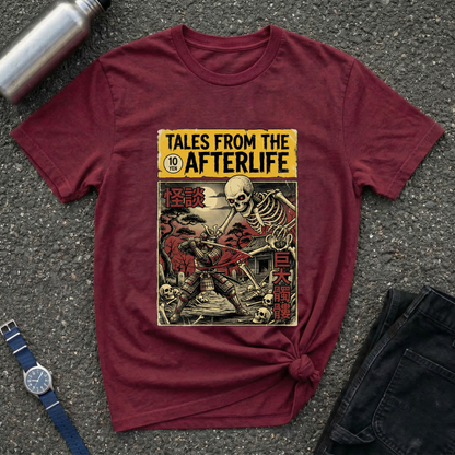 "Tales From the Afterlife" Vintage Horror Comic Skeleton T-Shirt