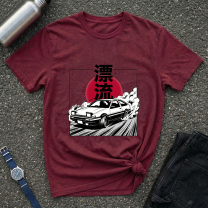 Japanese AE86 Drift Car Graphic T-Shirt