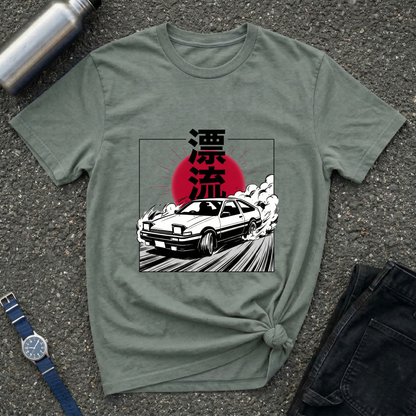 Japanese AE86 Drift Car Graphic T-Shirt