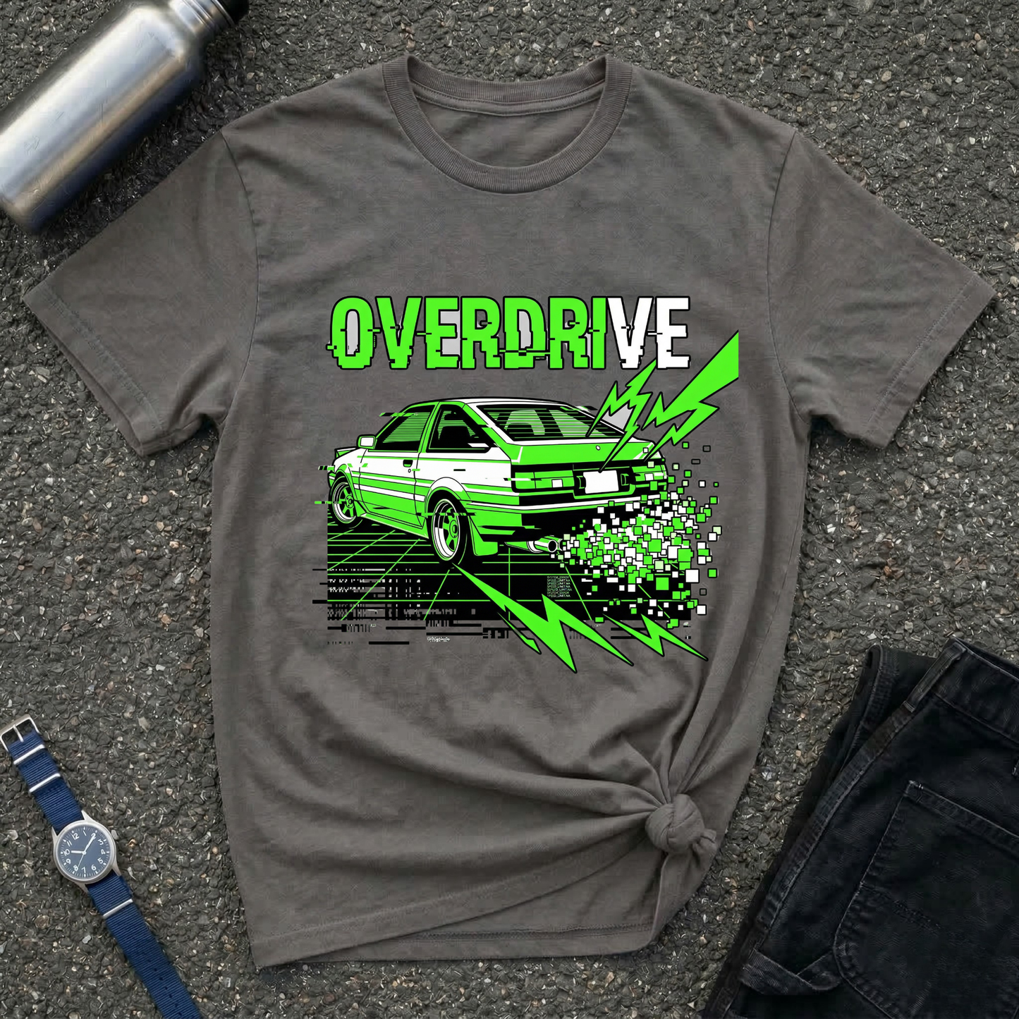 Vintage Drift Car Graphic Tee