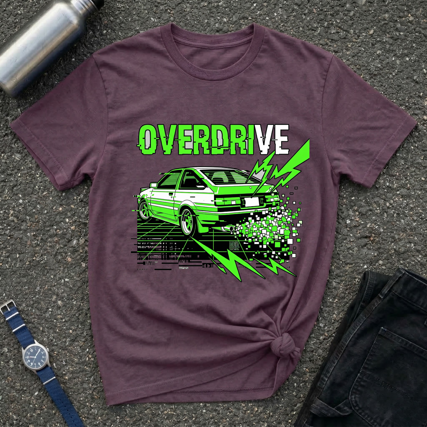 Vintage Drift Car Graphic Tee
