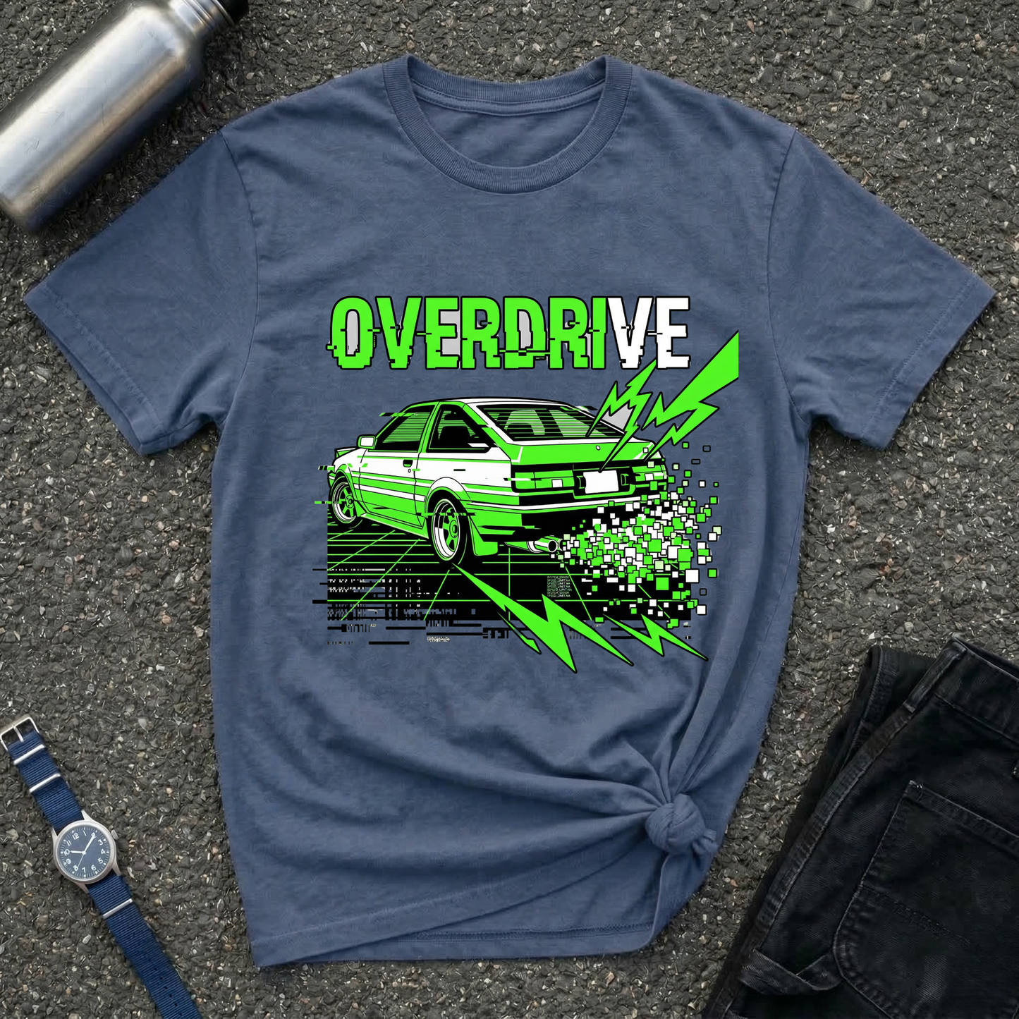 Vintage Drift Car Graphic Tee