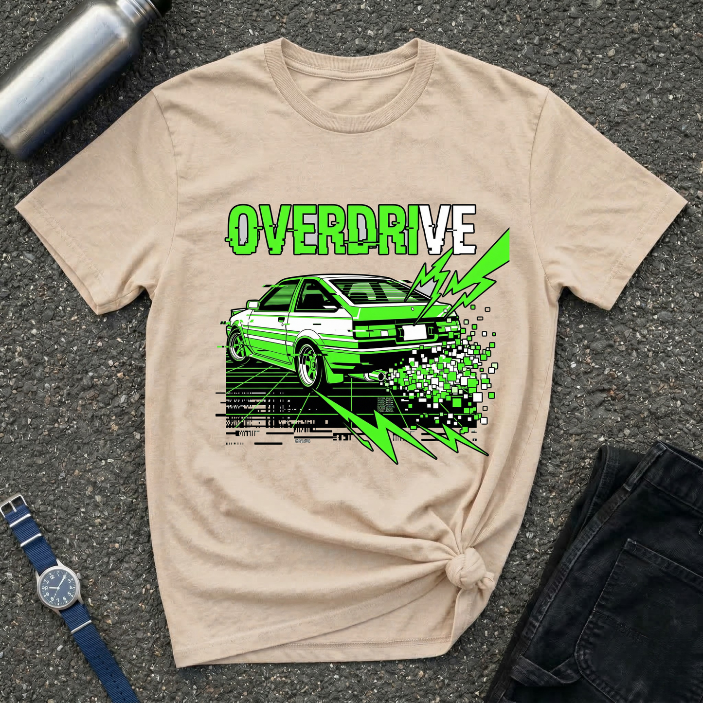Vintage Drift Car Graphic Tee