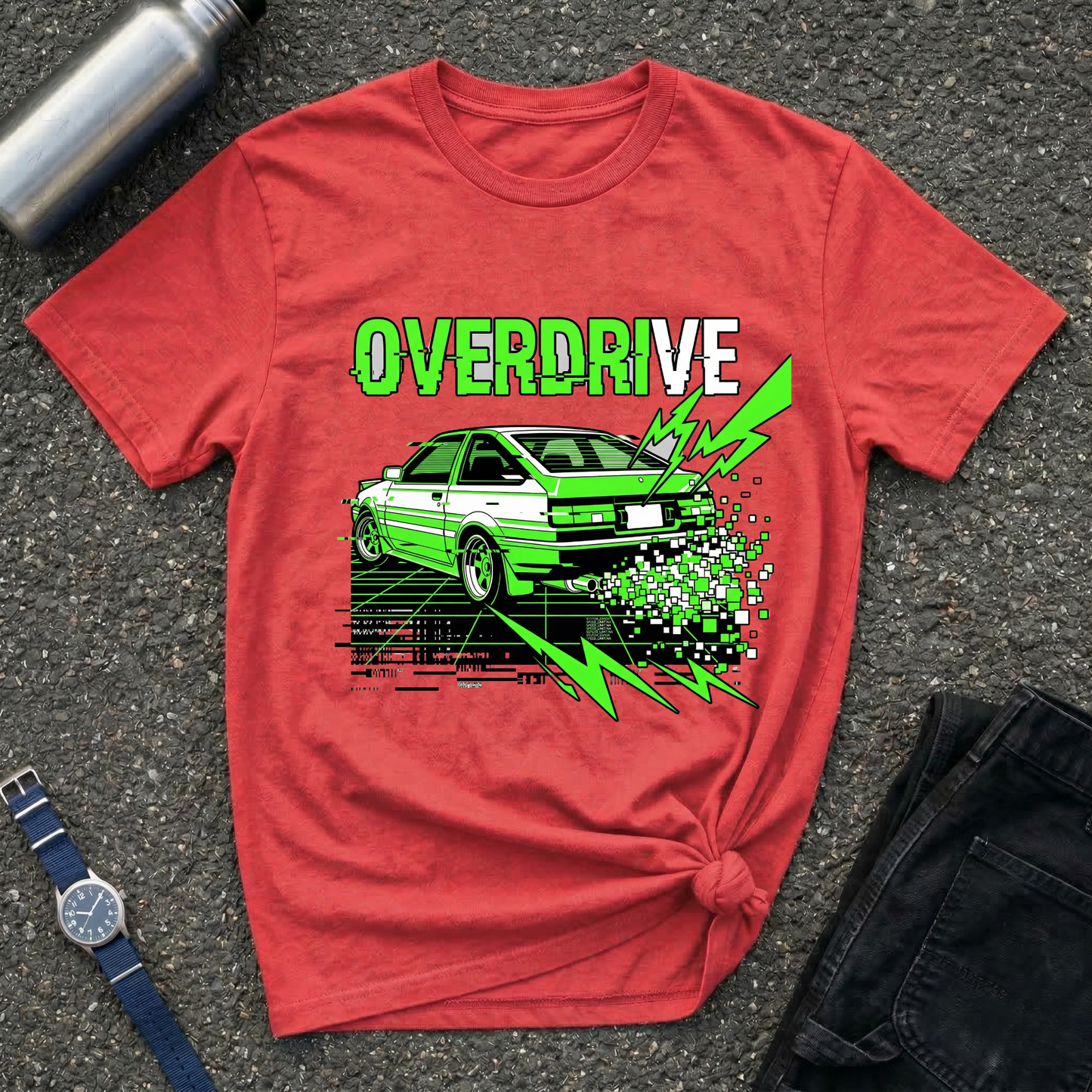 Vintage Drift Car Graphic Tee