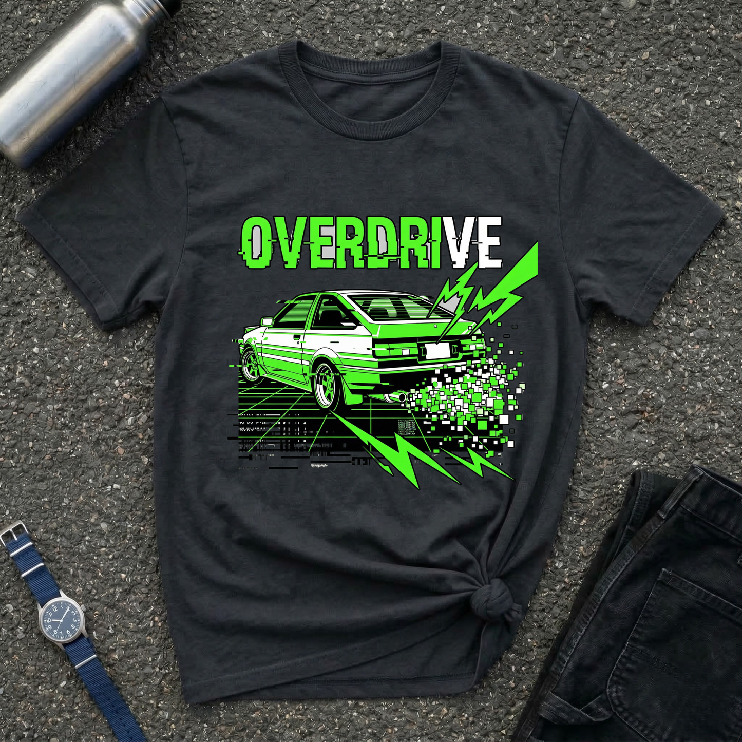 Vintage Drift Car Graphic Tee