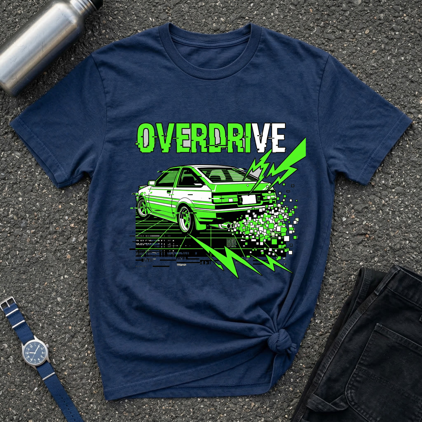 Vintage Drift Car Graphic Tee