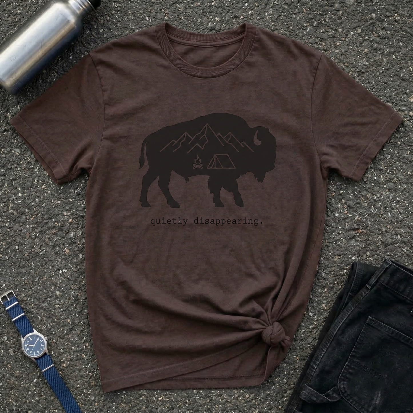 Buffalo Camping T-Shirt