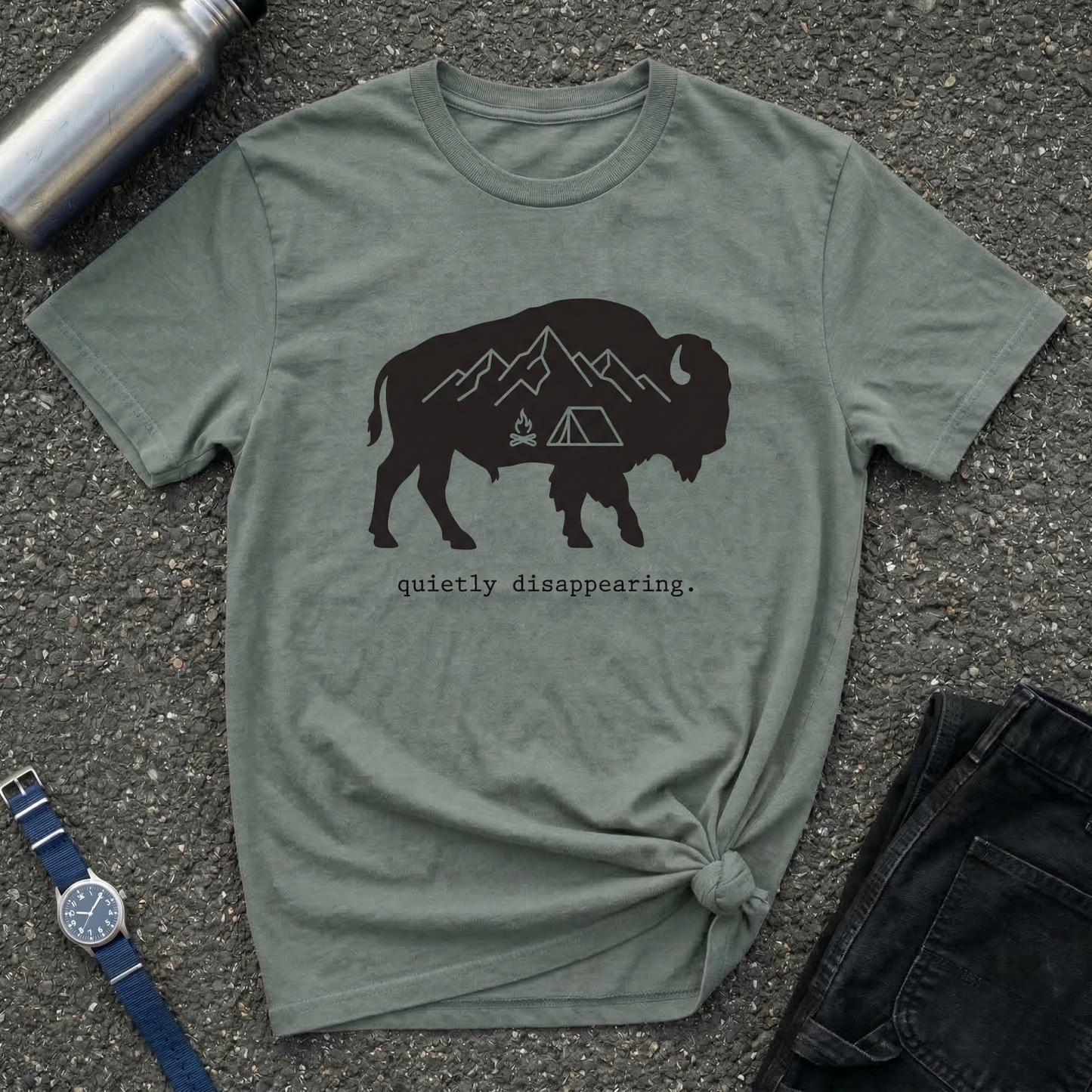 Buffalo Camping T-Shirt