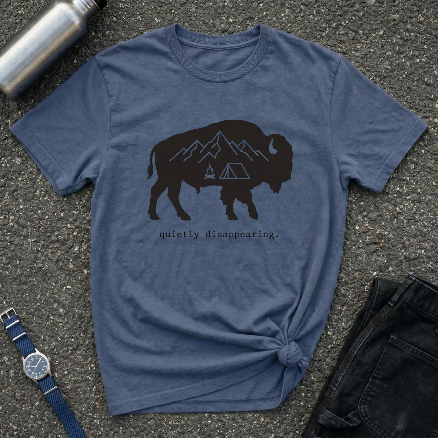 Buffalo Camping T-Shirt