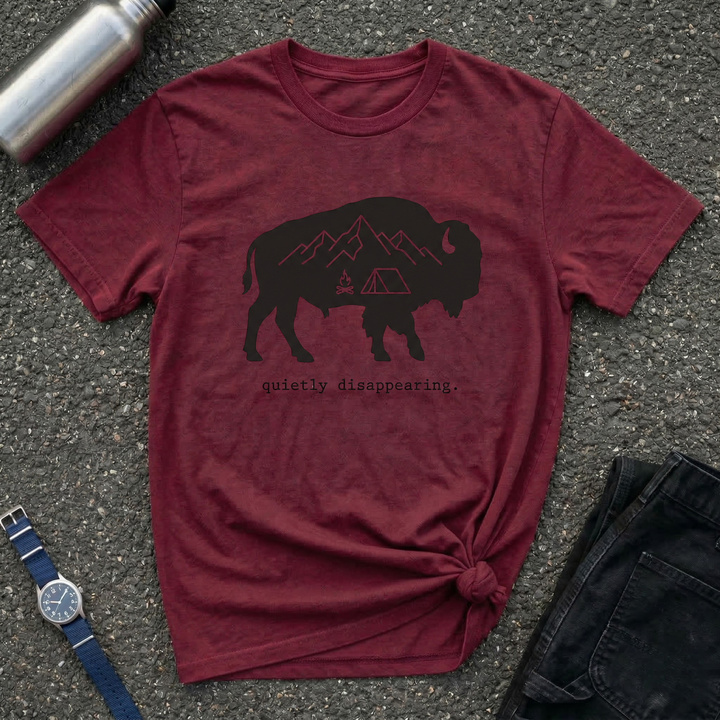 Buffalo Camping T-Shirt