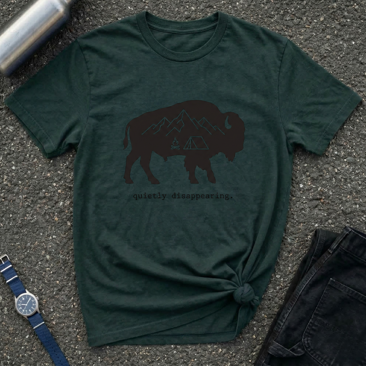 Buffalo Camping T-Shirt