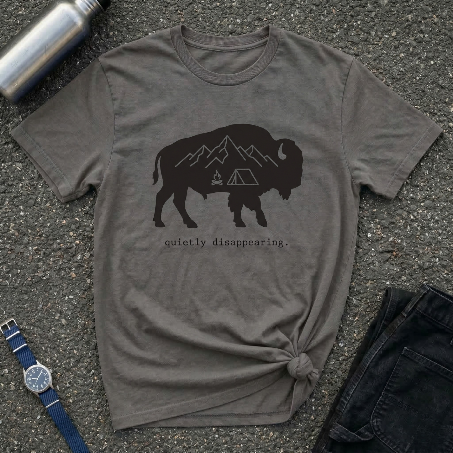 Buffalo Camping T-Shirt
