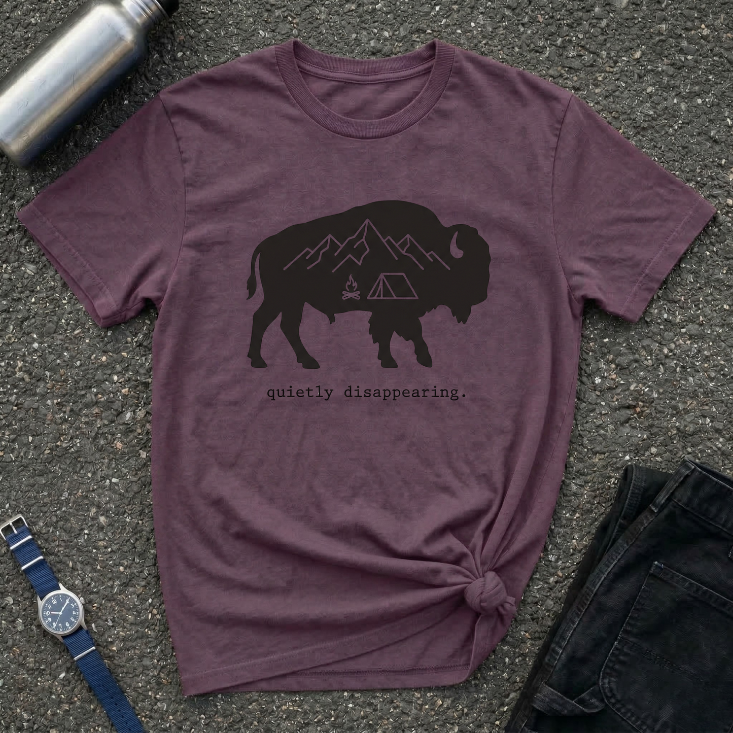 Buffalo Camping T-Shirt