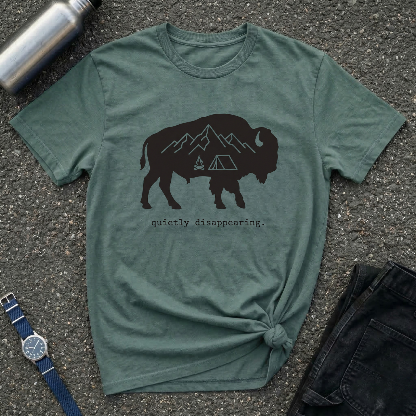 Buffalo Camping T-Shirt
