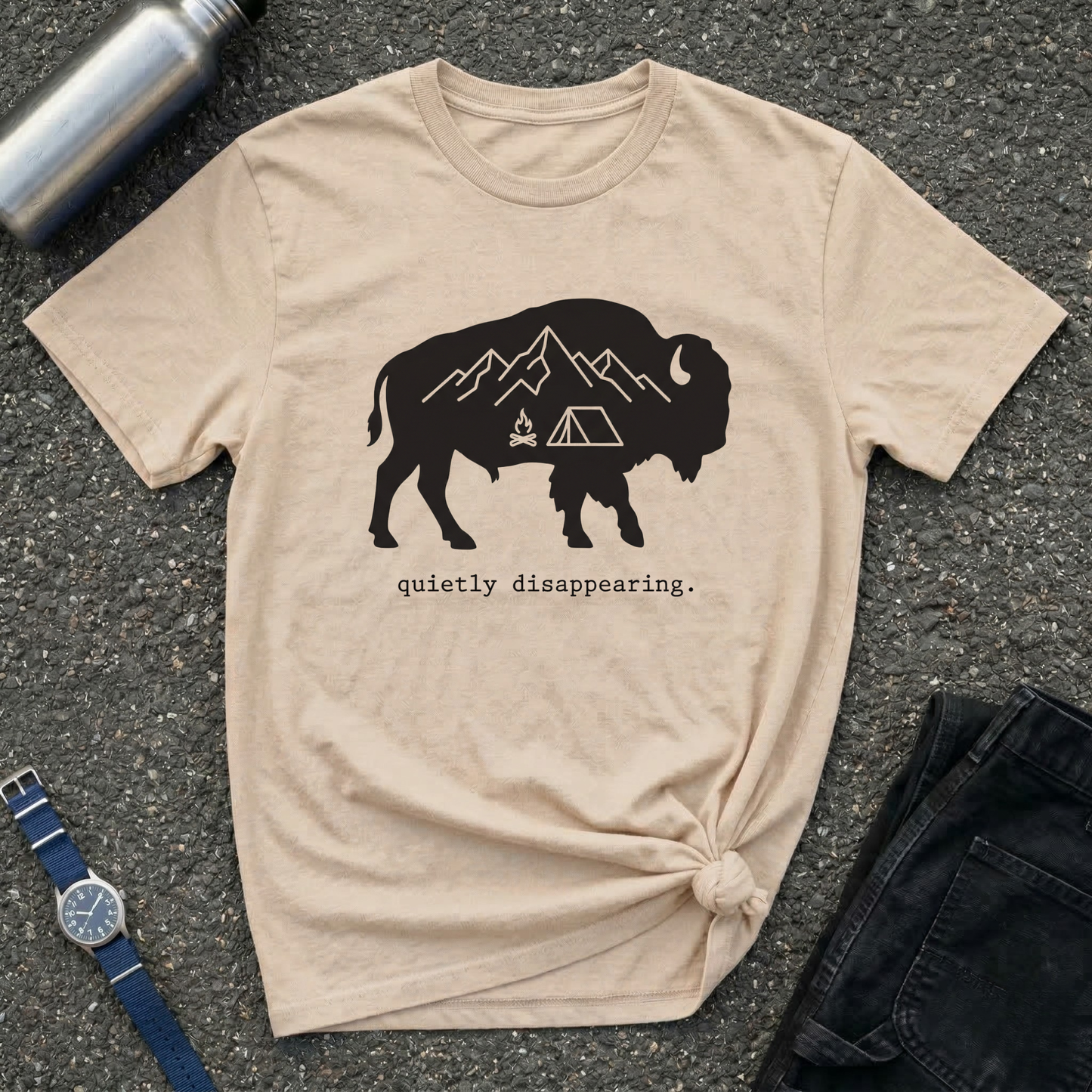 Buffalo Camping T-Shirt