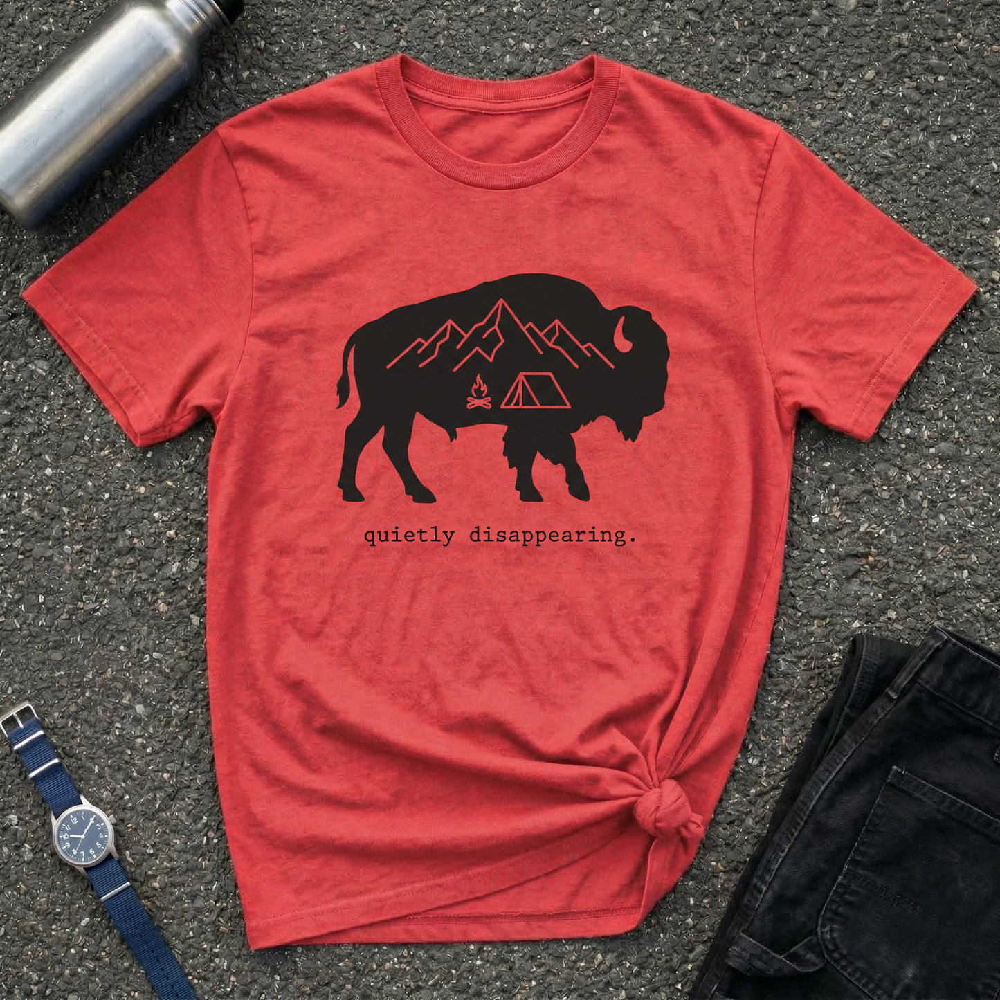 Buffalo Camping T-Shirt