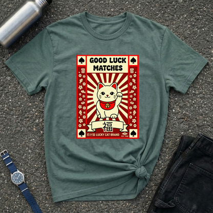 Vintage Lucky Cat Graphic Tee
