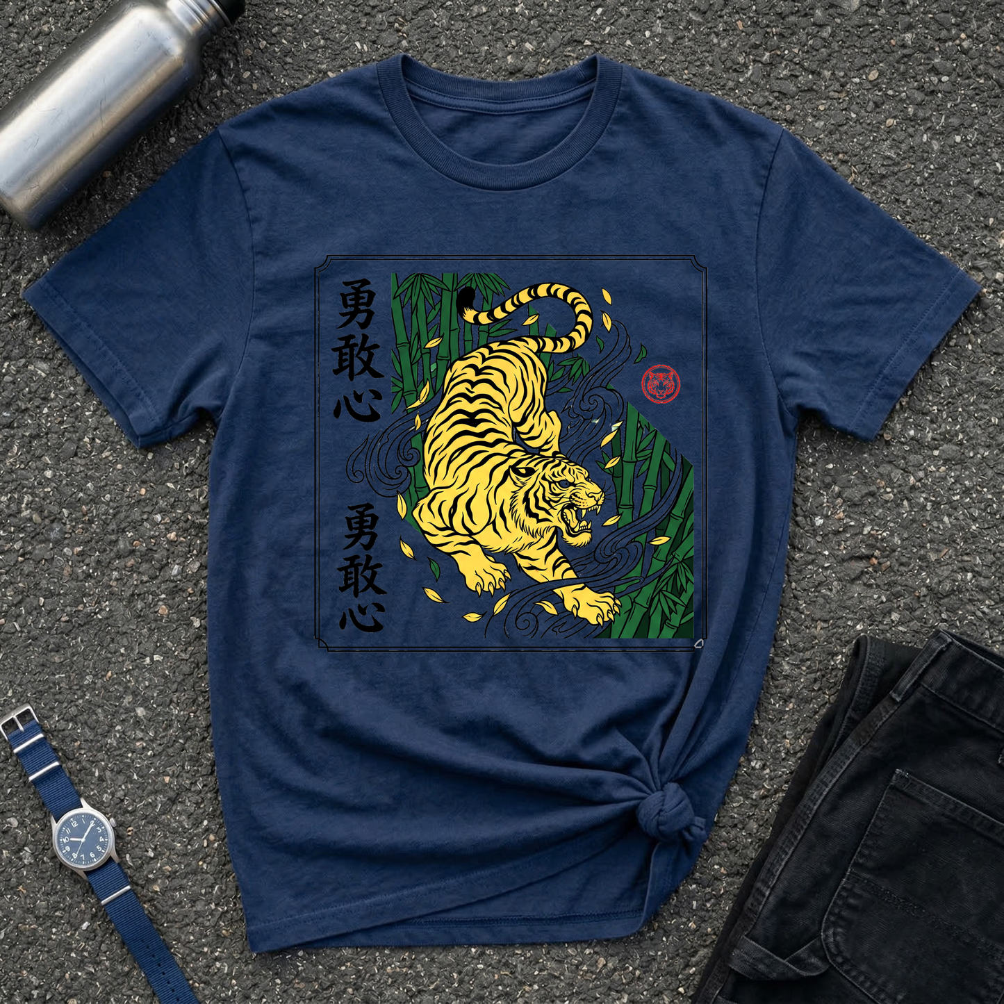Tiger Motif T-Shirt