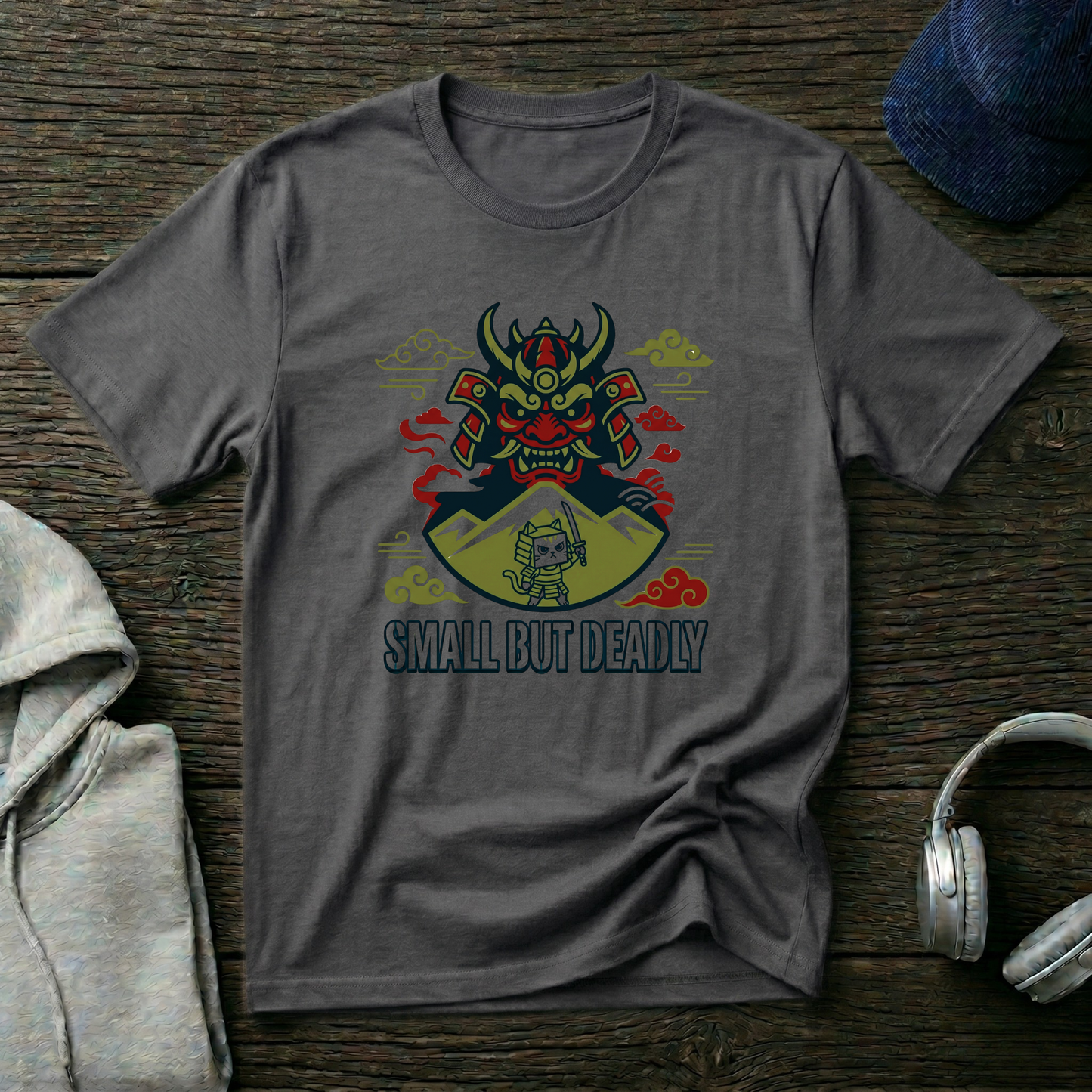 Samurai Mask “Small But Deadly” T-Shirt