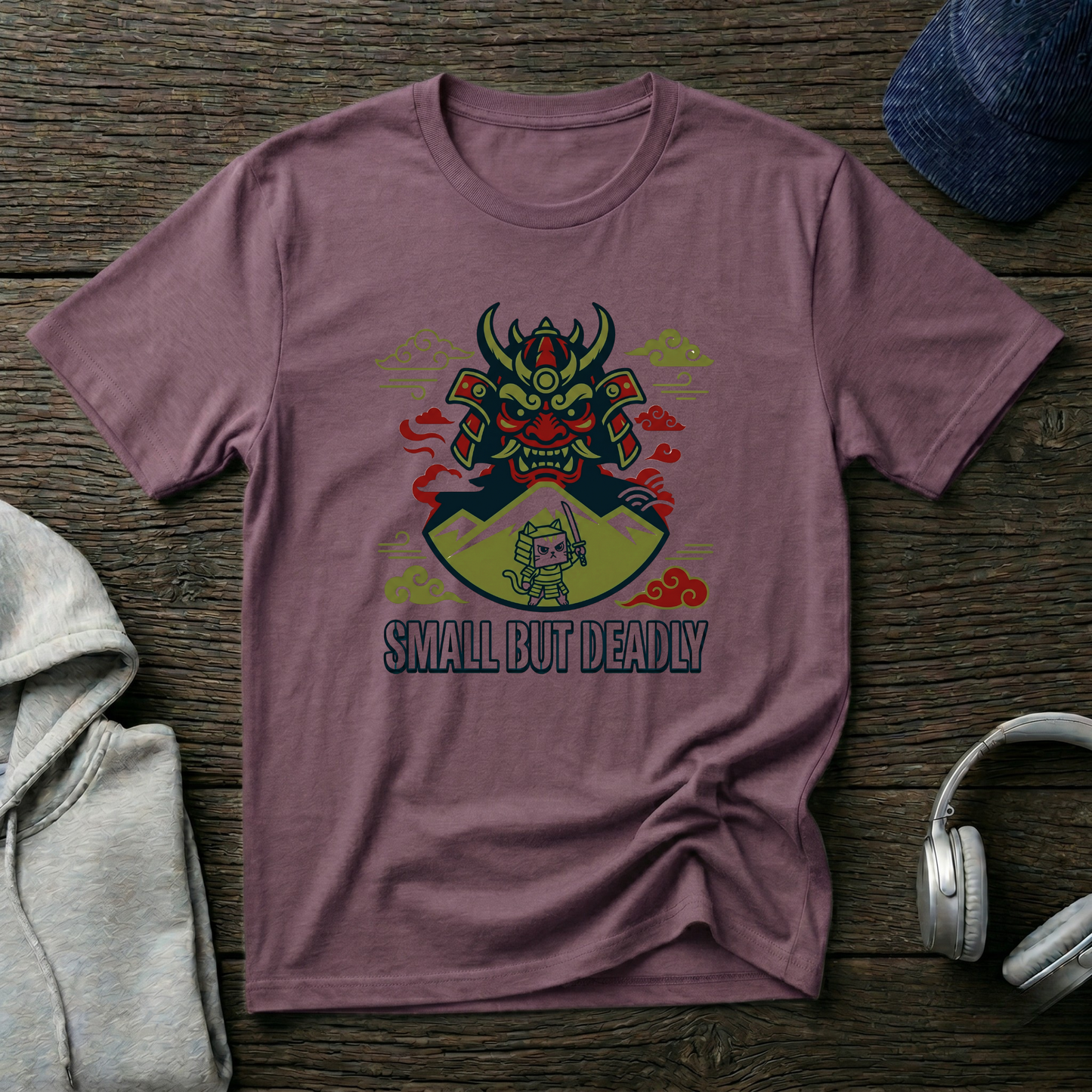 Samurai Mask “Small But Deadly” T-Shirt