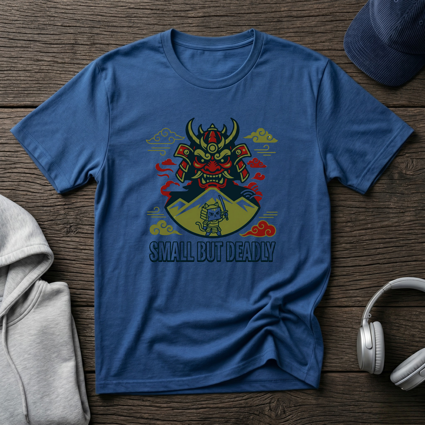 Samurai Mask “Small But Deadly” T-Shirt