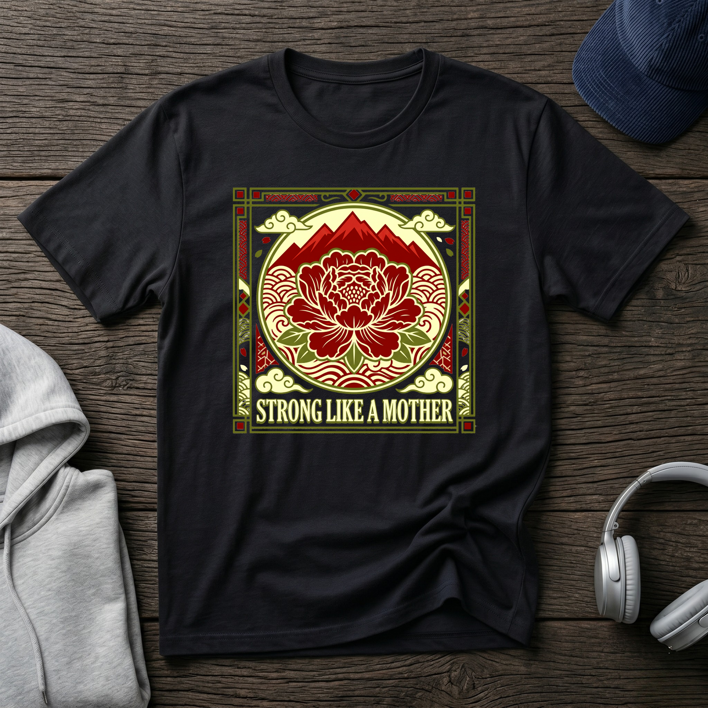 Strong Like a Mother' Floral Graphic Tee