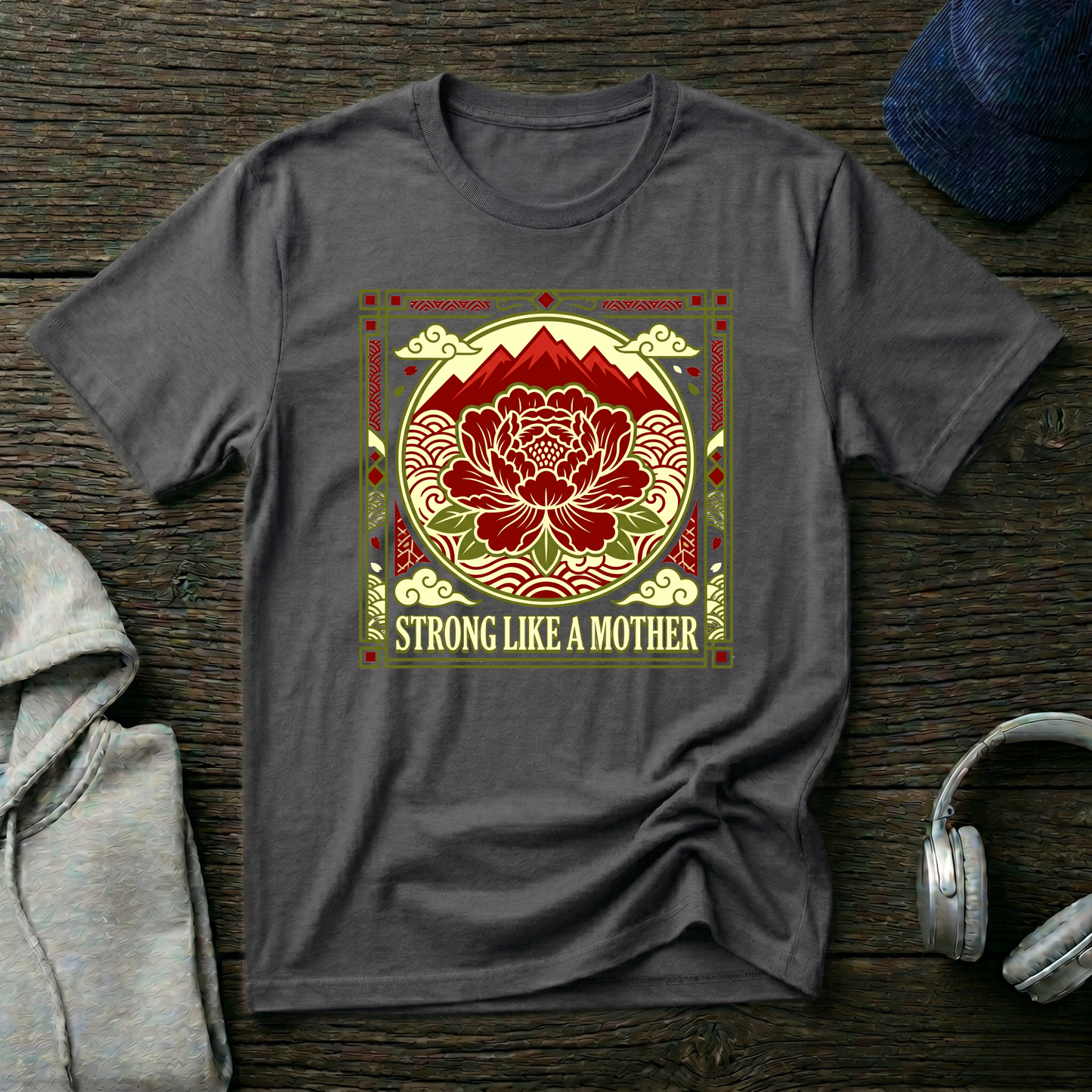 Strong Like a Mother' Floral Graphic Tee