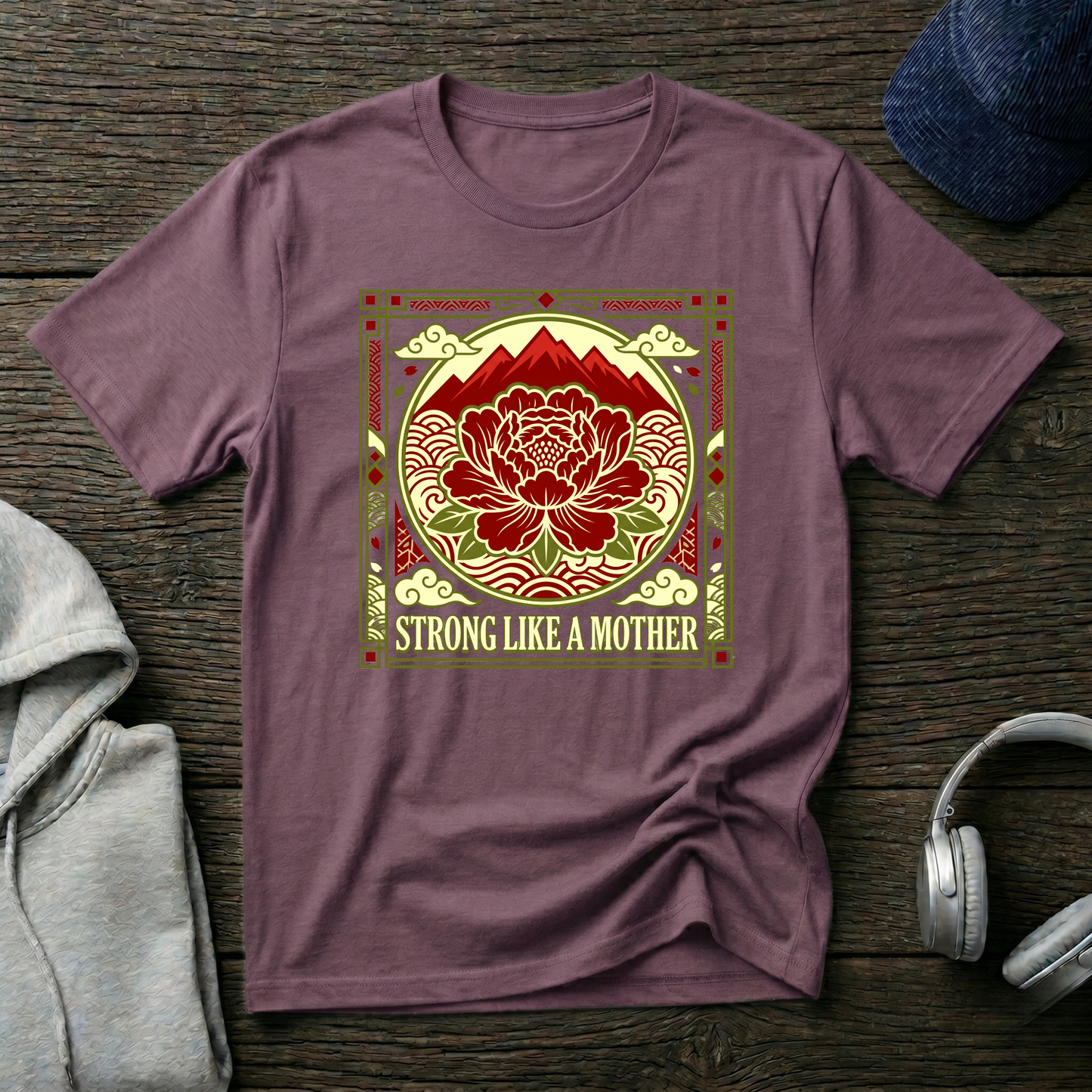 Strong Like a Mother' Floral Graphic Tee