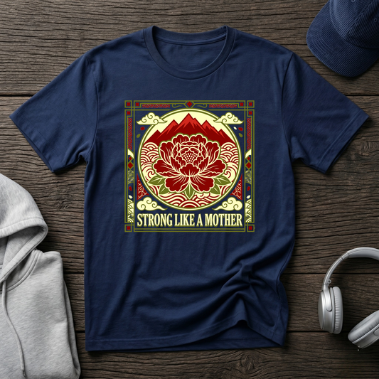Strong Like a Mother' Floral Graphic Tee