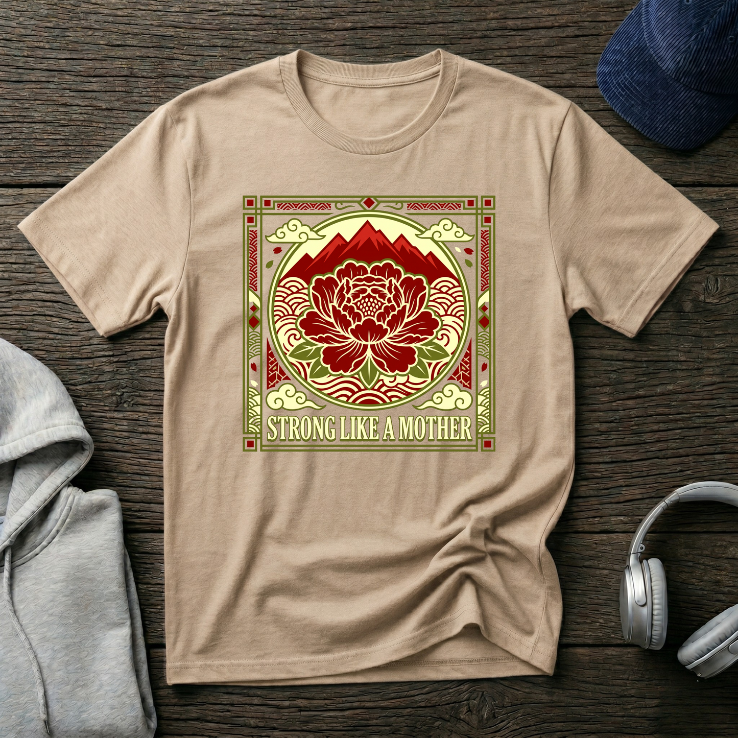 Strong Like a Mother' Floral Graphic Tee