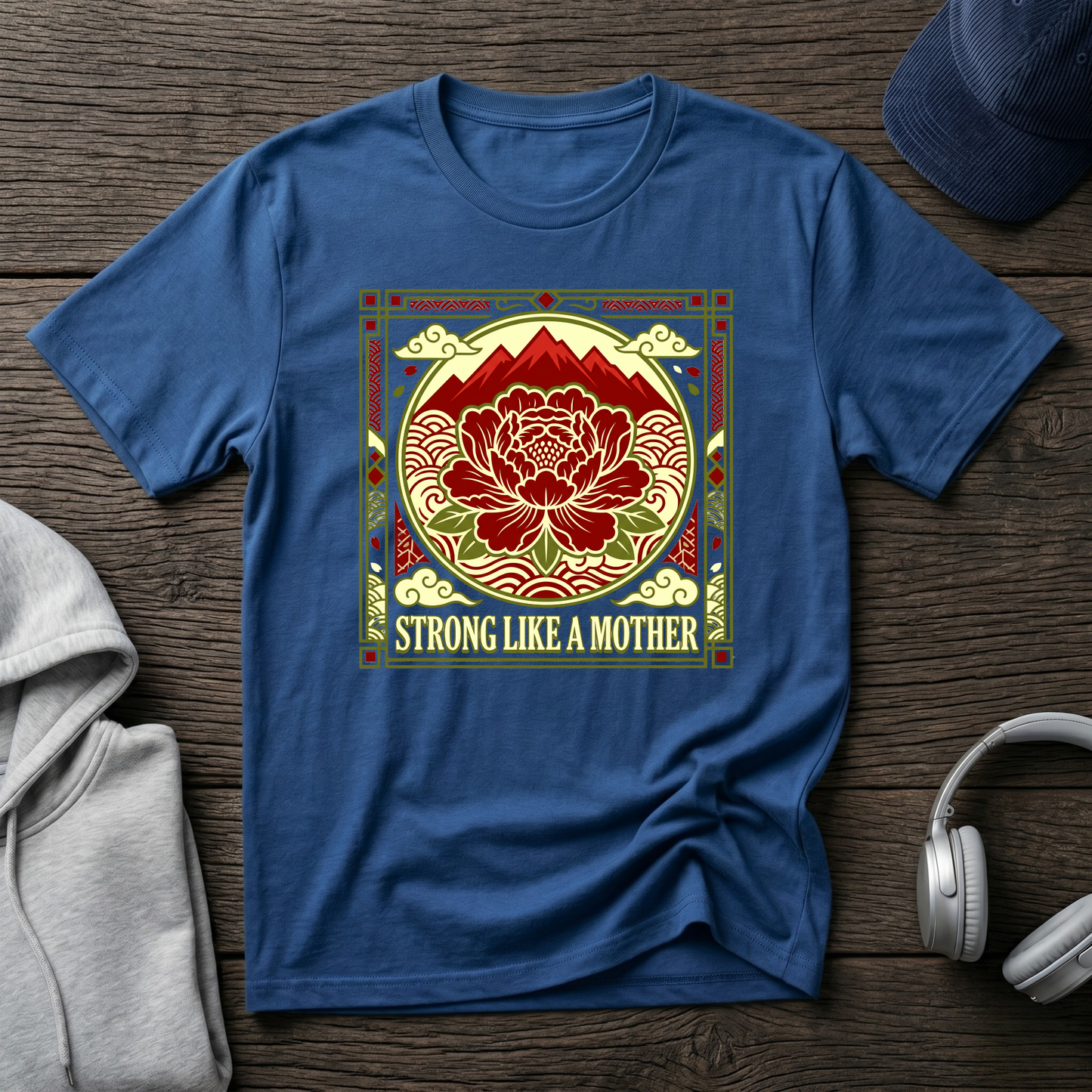 Strong Like a Mother' Floral Graphic Tee