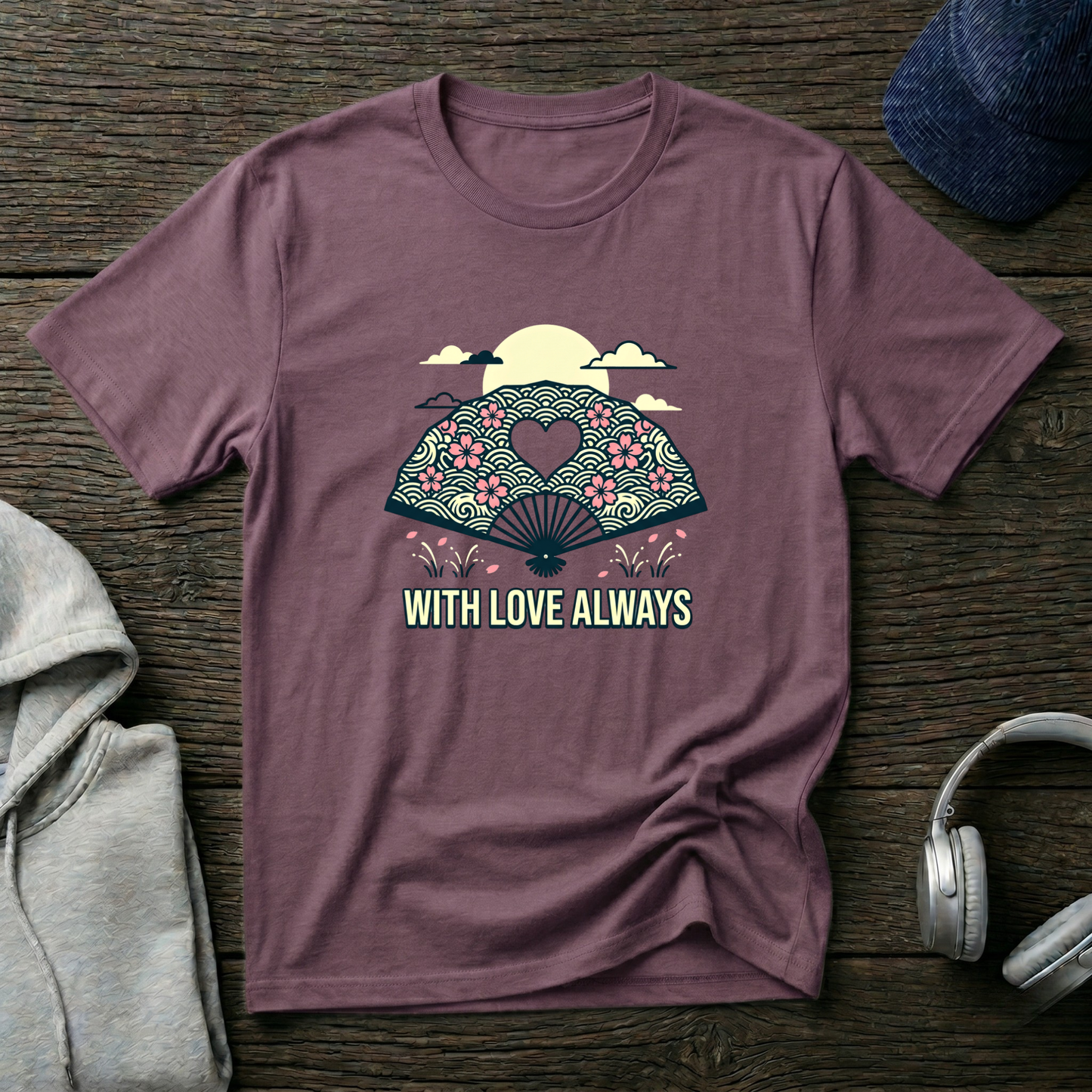 Floral Hand Fan Graphic Tee