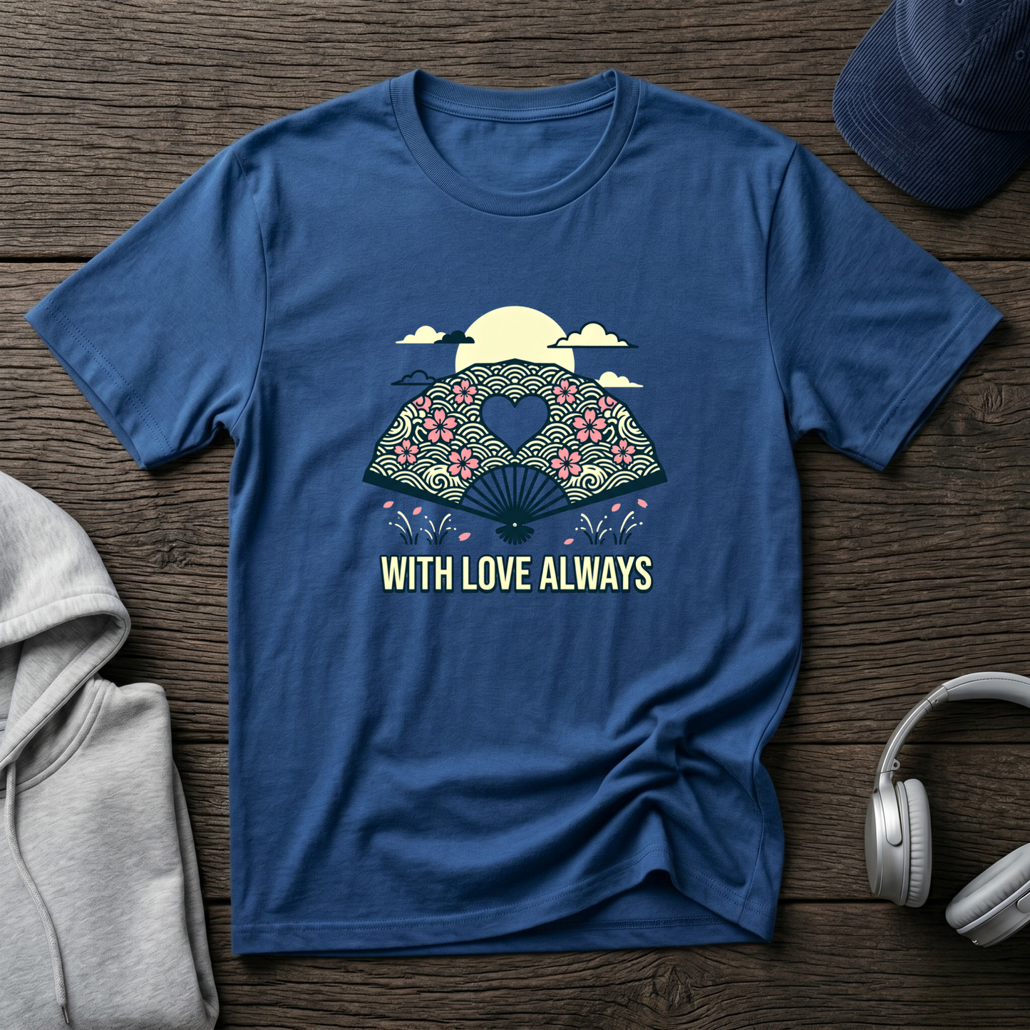 Floral Hand Fan Graphic Tee