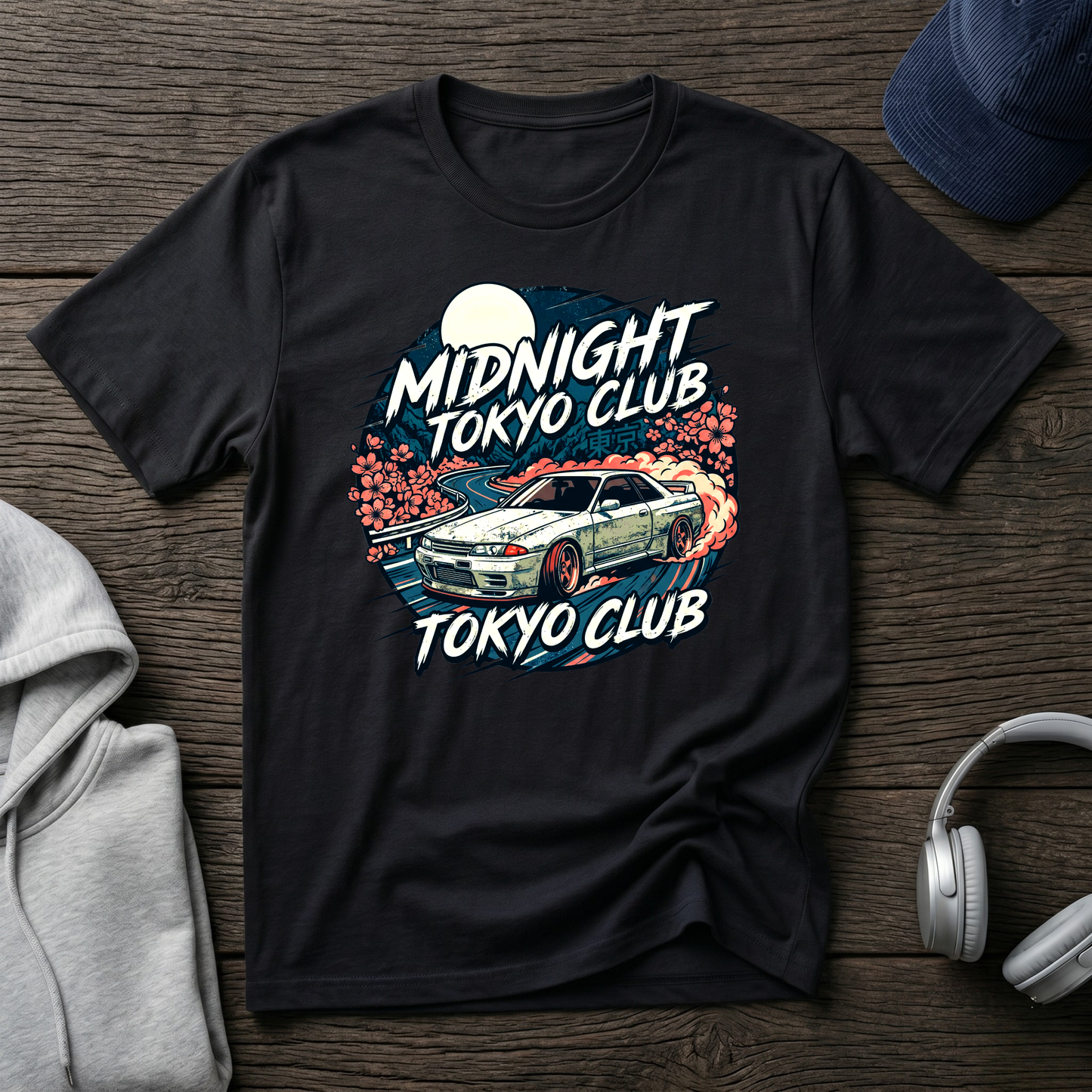 Midnight Tokyo Club Graphic T-Shirt